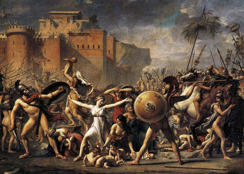 Jacques-Louis David The Intervention of the Sabine Women china oil painting image